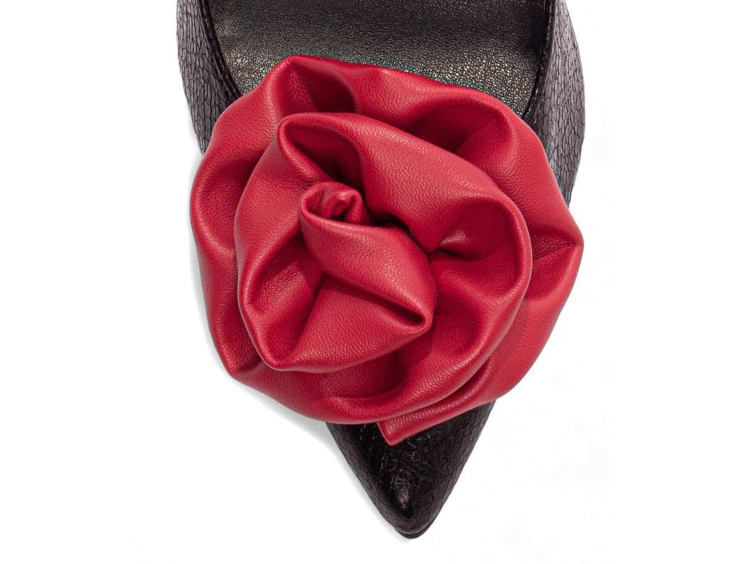 Sapato Scarpin Clássico com FlorCORES VARIADAS
