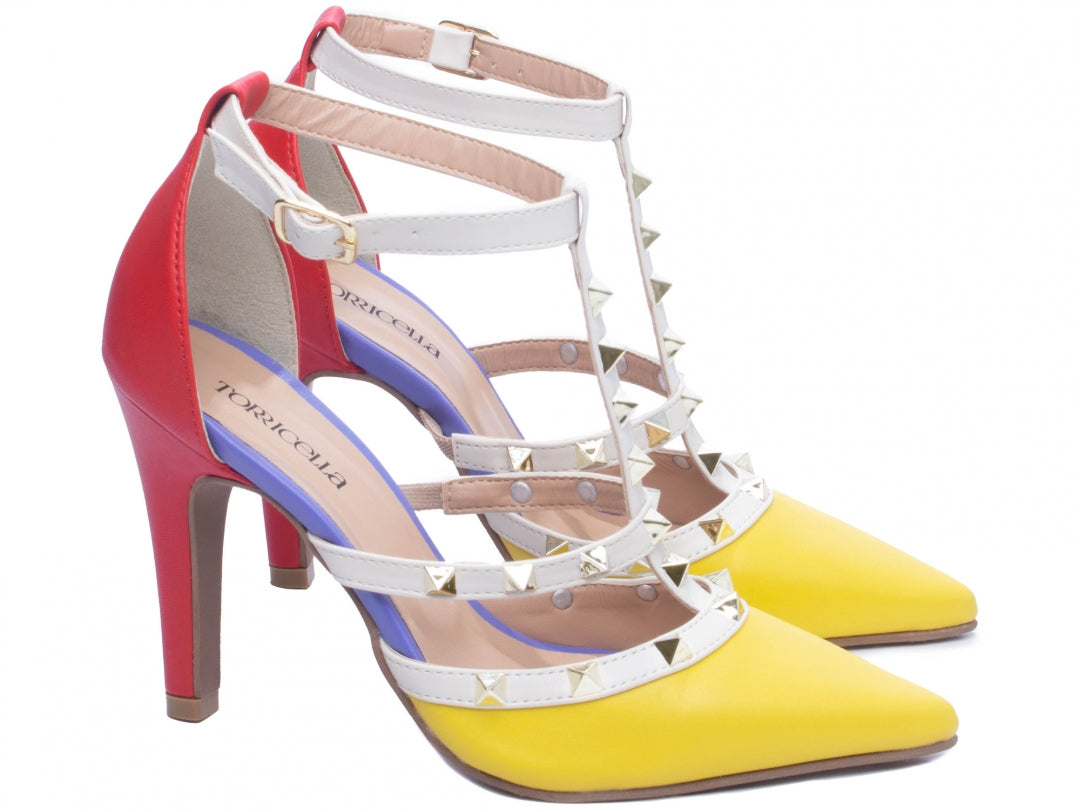 scarpin colorido