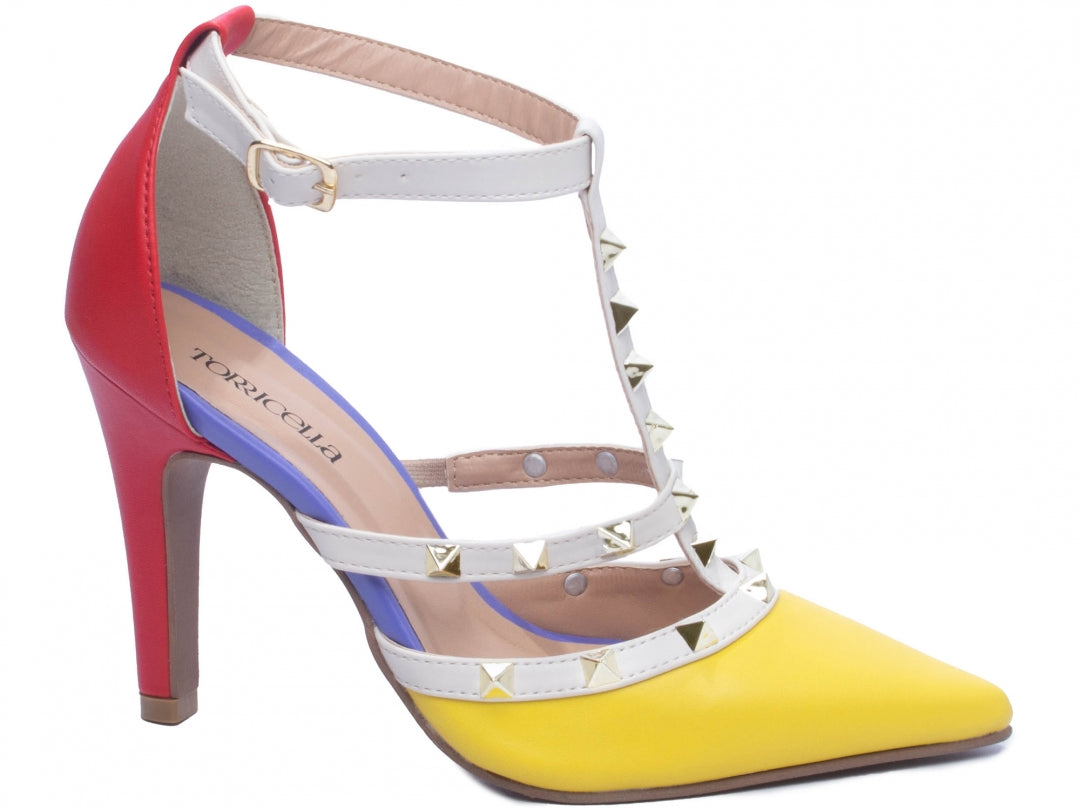 scarpin colorido