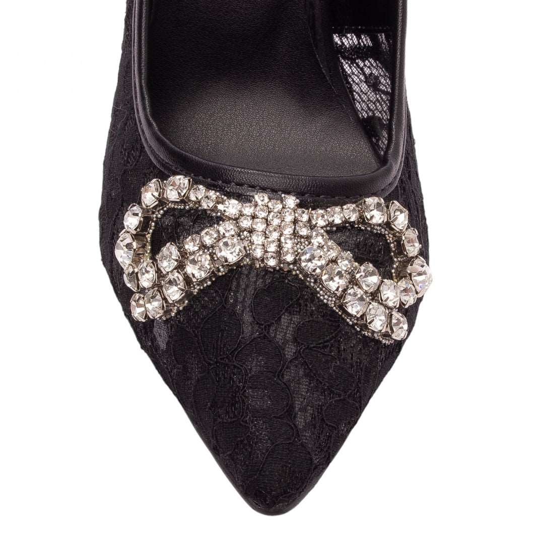Sapato Scarpin com Renda
