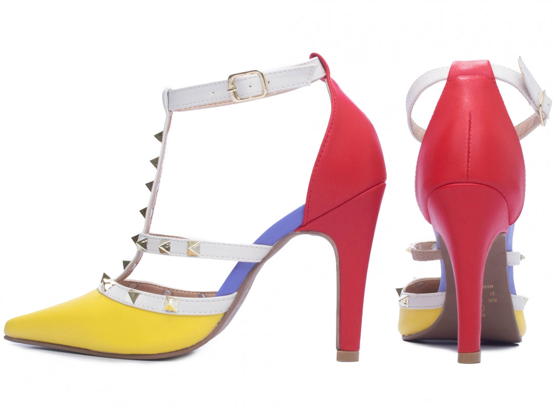 scarpin colorido