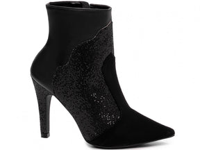 Bota Cano Baixo com Glitter e Pulseira Removível - Estilo e Versatilidade - Blisspump