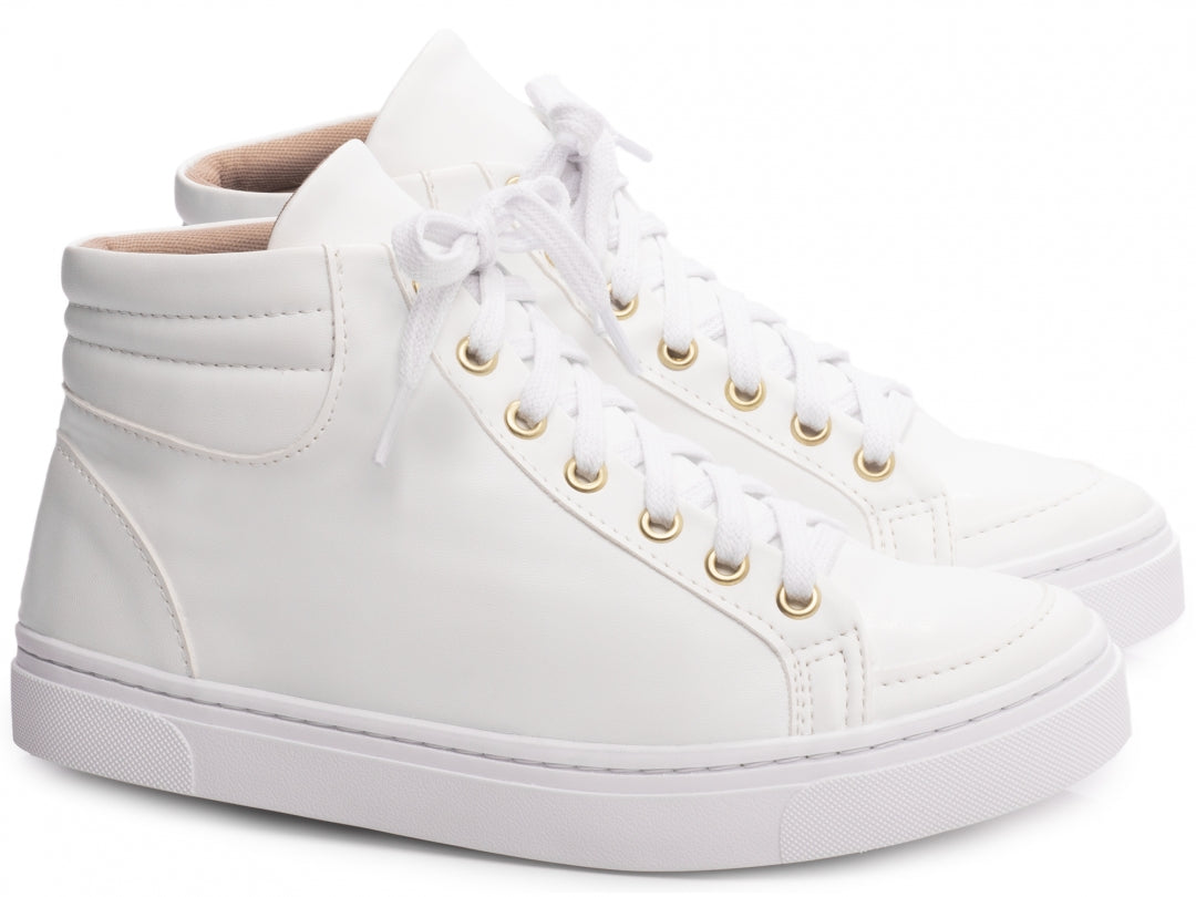 Tênis Boot Branco - Estilo Urbano e Conforto
